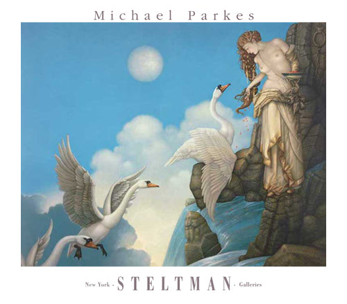 Framed The Source by Michael Parkes | 27 ½ x 31 3/8