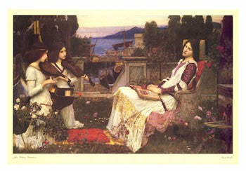 Saint Cecilia by John William Waterhouse - Classic Pre-Raphaelite Wall Art Print