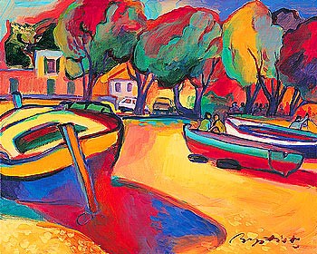 Conversation on the Coast by Gerry Baptist: Captivating Wall Art for Your Home