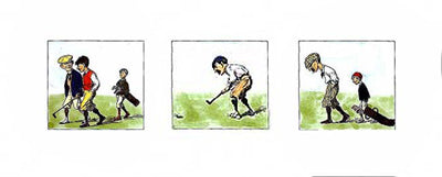 May the Best Man Win by A.B. Frost Wall Art Décor 8 x 20 inch Art Print