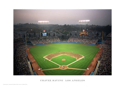 Chavez Ravine, Los Angeles by Ira Rosen Wall Art Décor 13 x 19 Art Print