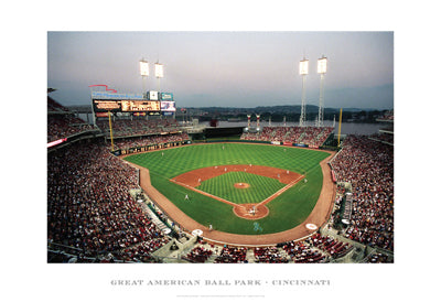 Great American Ballpark Art Print by Ira Rosen: Celebrate Baseball with Wall Art Décor