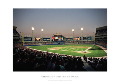 Framed Chicago, Comiskey Park by Ira Rosen | 13 x 19