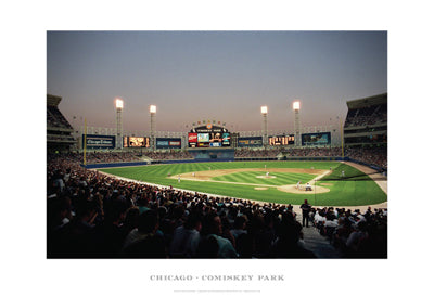 Chicago's Comiskey Park: Iconic Ira Rosen Wall Art Print