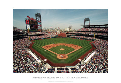 Framed Citizens Bank Park, Philadelphia by Ira Rosen | 13 x 19