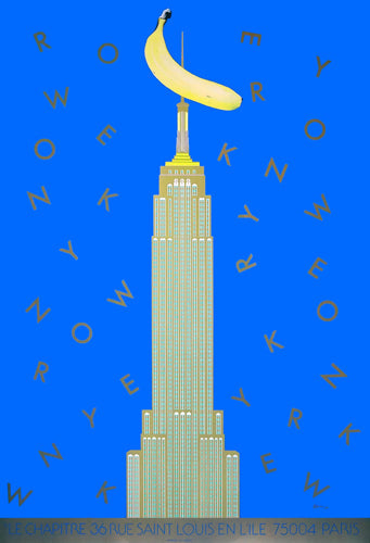 Framed New York by Razzia - Gérard Courbouleix-Deneriaz | 35 ¾ x 24 ¼ Art ...
