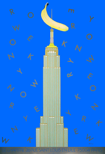 New York City Art Print by Razzia - Gérard Courbouleix-Deneriaz | Iconic Wall Décor