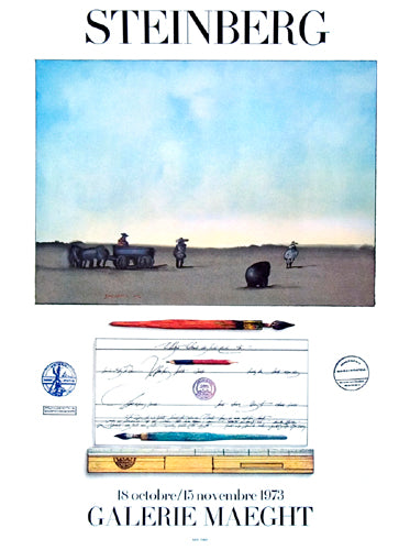 Crayon et Paysage by Saul Steinberg