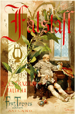 Falstaff by Anon Wall Art Décor 20 1/2 x 14 1/2 inch Art Print