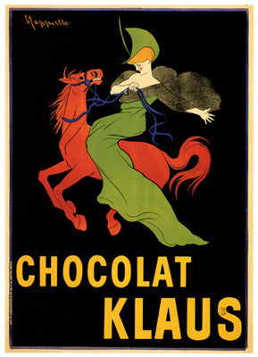 Framed Chocolate Klaus by Leonetto Cappiello | 18 1/4 x 14 1/4