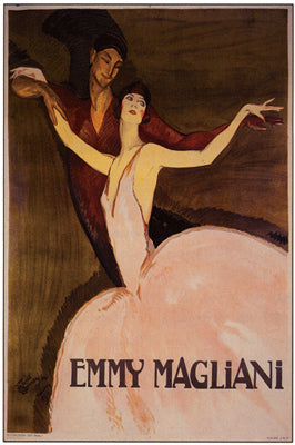 Emmy Magliani by Jean-Gabriel Domergue - Elegant Art Print for Wall Decor