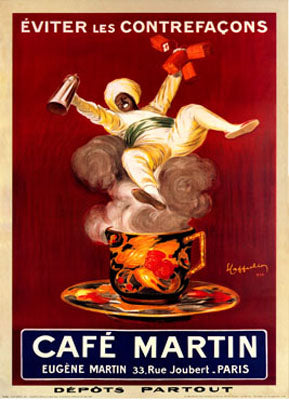 Café Martin Art Print by Leonetto Cappiello - Vintage French Poster Wall Décor