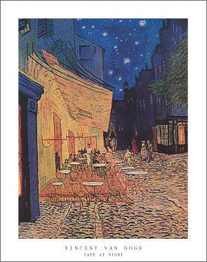 Van Gogh's Cafe Terrace at Night: Famous Art Print for Sale