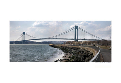 Verrazano Bridge by Viktor Balkind: Iconic New York City Landmark Art Print for Modern Home Decor