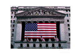 Stock Exchange, Flag by Viktor Balkind - Abstract Wall Art Print | 13x19 " Decor