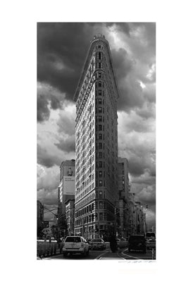 Flatiron Building B&W Art Print by Viktor Balkind - Iconic New York City Photography for Modern Home Décor