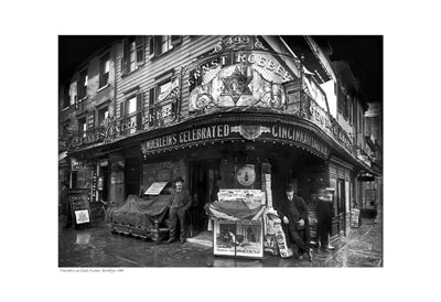 Framed Vendors on Sixth Avenue, Brooklyn, 1908 13 x 19