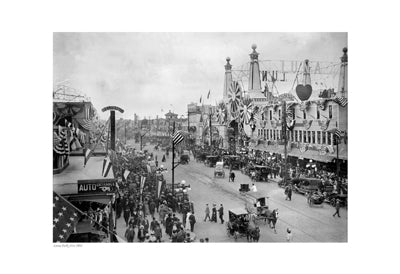 Framed Luna Park, circa 1907 13 x 19