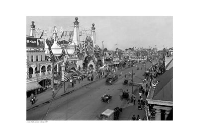 Framed Luna Park, Coney Island, 1907 13 x 19