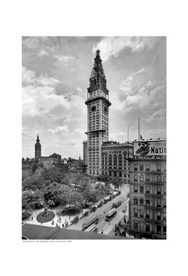 Metropolitan Life Building Under Construction Art Print - Vintage NYC Landmark Wall Art Décor