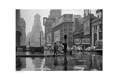 Times Square 1943 Art Print - Vintage New York City Photography Wall Decor