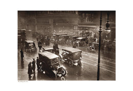 The Subway Fire, 1915 Sepia Art Print - Vintage Disaster Wall Art Décor 13x19 inch