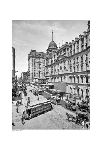 Framed Grand Central, 1903 19 x 13