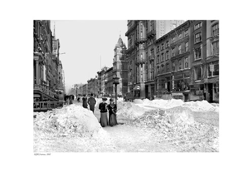 Framed Fifth Avenue, 1905 13 x 19