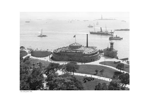 Framed New York Harbor, 1906 13 x 19