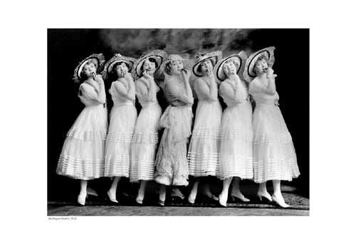 Burlesque Theater, 1916 Art Print - Vintage Vaudeville Wall Décor for Sale