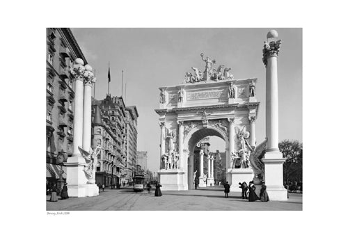 Dewey Arch 1899 Art Print | Vintage NYC Wall Art Decor | Historical Landmark Photography
