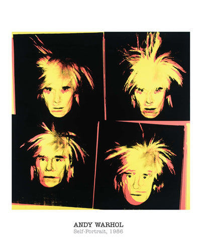 Framed Self-Portrait, 1986 by Andy Warhol | 20 x 16