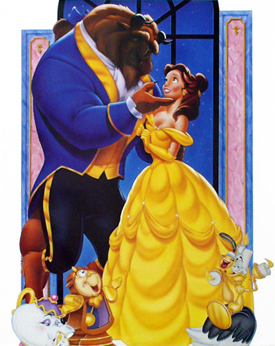 Beauty and the Beast by Walt Disney - Enchanting Wall Art Print | Official Disney Art for Home Decor