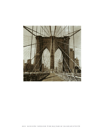 Brooklyn Bridge Wall Art by Walter Gritsik - Shop Art Prints