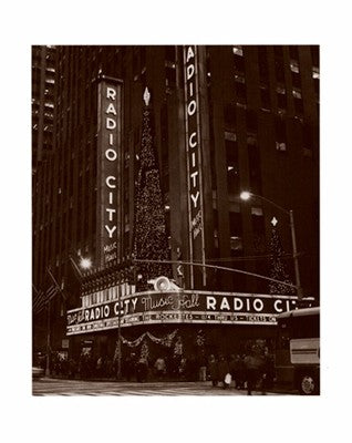 Radio City Art Print by Walter Gritsik | Large Wall Art Décor