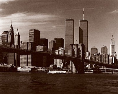 Over the Brooklyn Bridge by Walter Gritsik - Wall Art Decor | [Size] | Fine Art Print