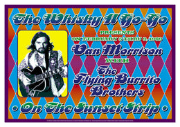 Van Morrison Whisky-A-Go-Go, 1969 by Dennis Loren - Vintage Concert Wall Art Print