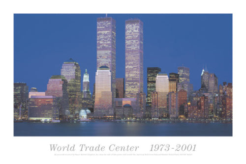 World Trade Center Art Print by Richard Berenholtz - Iconic Wall Decor 24x36