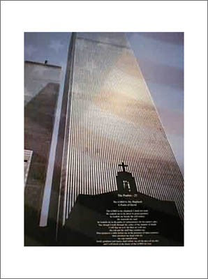 Psalm 23 Art Print - Inspirational Wall Decor 20x16