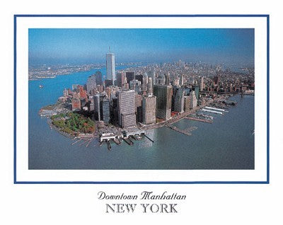 Art Print Downtown Manhattan - Captivating Wall Art Décor