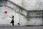 Banksy Girl With Balloon Framed Art Print Picture Frame Store New Jersey