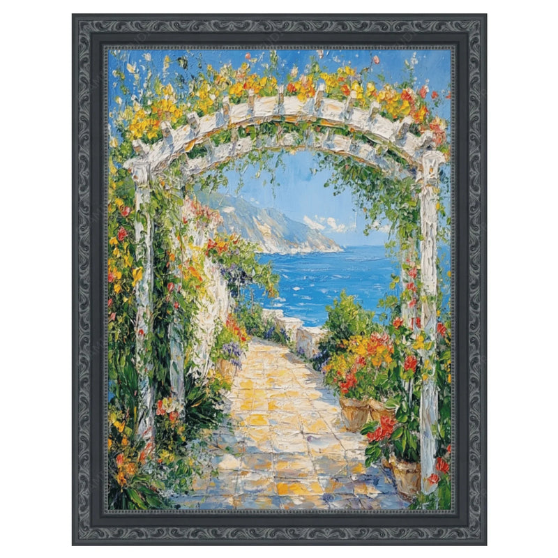 32x24 Frame Ornate Beaded Scoop Black Picture Frame Cris Cross