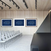 Blueprint Picture Frame – Modern Framing for House Plans & Construction Blueprints