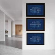 Blueprint Picture Frame – Modern Framing for House Plans & Construction Blueprints