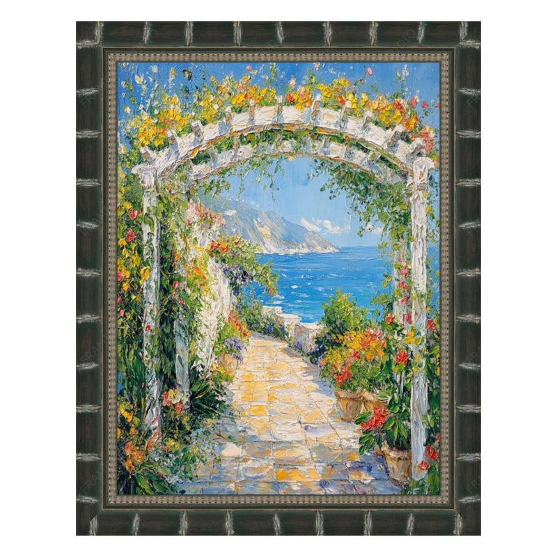 11x15 Frame Boho Black Bamboo Wood Picture Frame