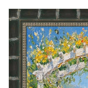 20x40 Frame Boho Black Bamboo Wood Picture Frame