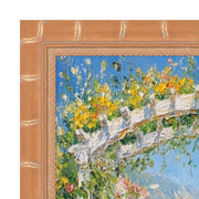 10x15 Frame Boho Gold Bamboo Wood Picture Frame