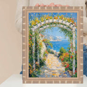 11x15 Frame Boho Silver Bamboo Wood Picture Frame