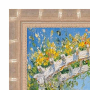 16x16 Frame Boho Silver Bamboo Wood Picture Frame