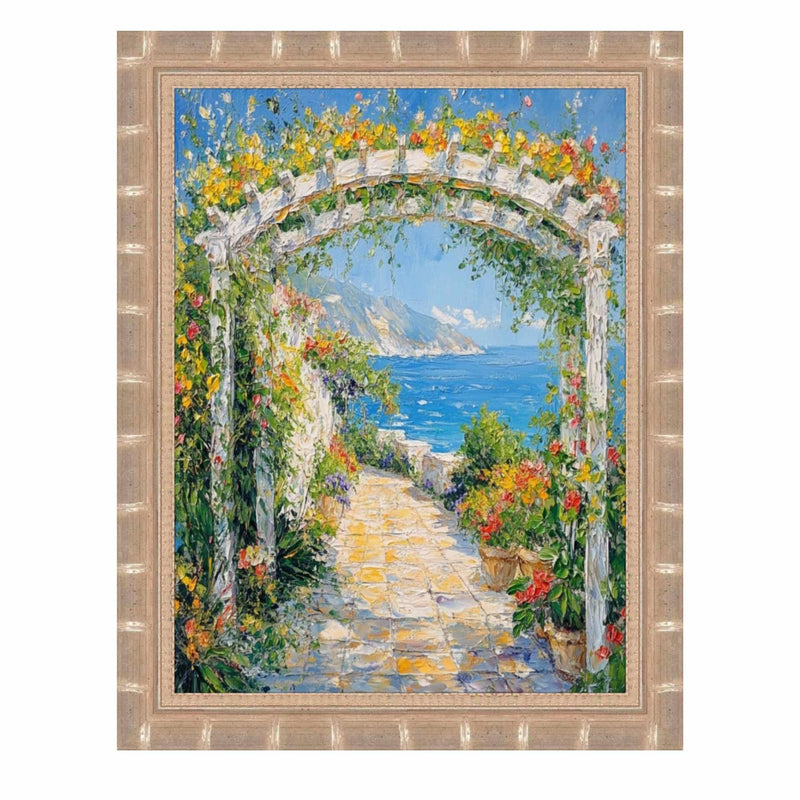 20x24 Frame Boho Silver Bamboo Wood Picture Frame